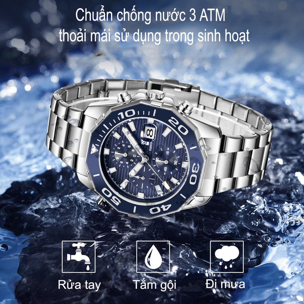 Đồng Hồ Nam Chính Hãng Ben Nevis, Dây Hợp Kim Sang Trọng, Thương Hiệu Nhật Bản, Máy Quartz Bền Bỉ Chính Xác | BigBuy360 - bigbuy360.vn