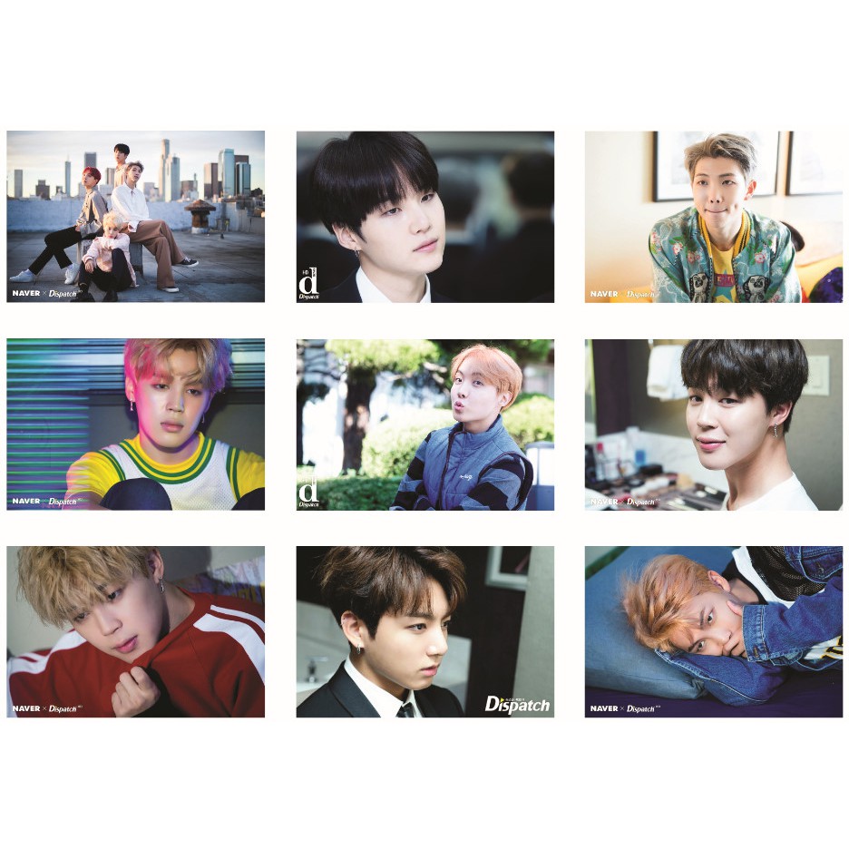 Lomo card ảnh nhóm BTS NAVER X DISPATCH Full 99 ảnh