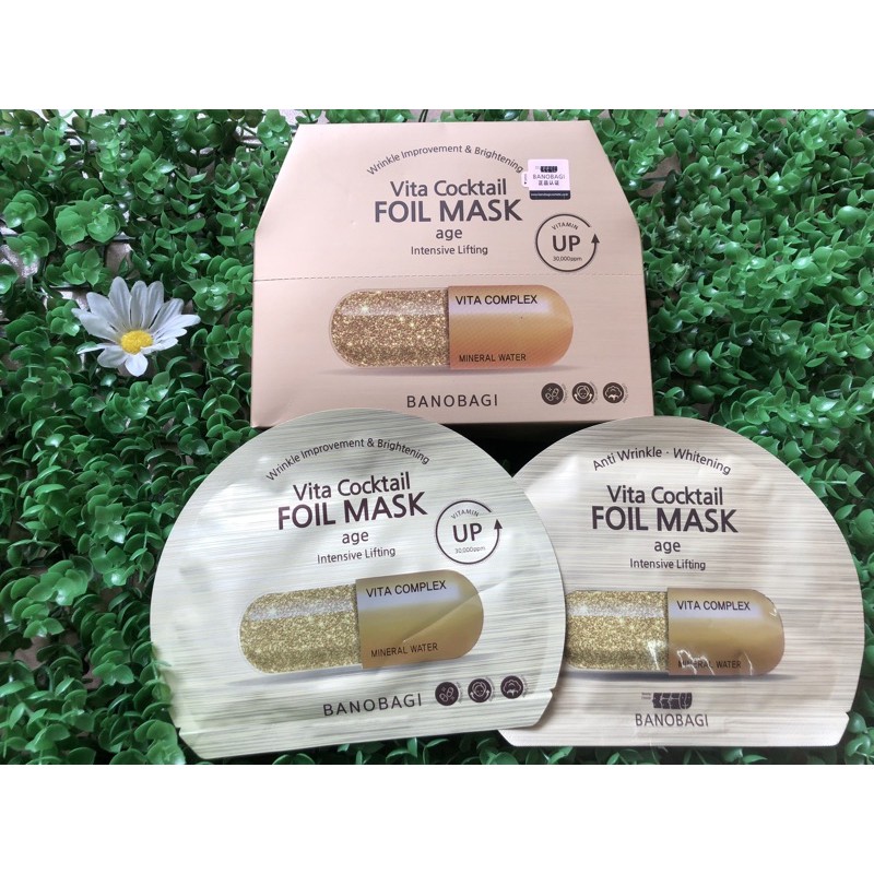 Mặt Nạ Chống Lão Hóa Banobagi Vita Cocktail Foil Mask Age 30ml | Thế Giới Skin Care
