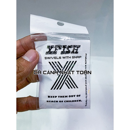KHÓA LINK CÂU CÁ CHỐNG XOẮN 2 VÒNG LUXURY SIZE TO 2.0 (1 CÁI)