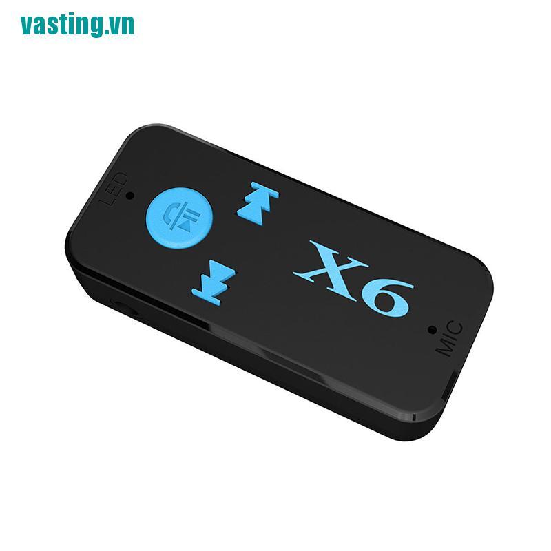 Thiết bị thu nhạc kết nối Bluetooth không dây X6 kèm dây cáp âm thanh 3.5mm