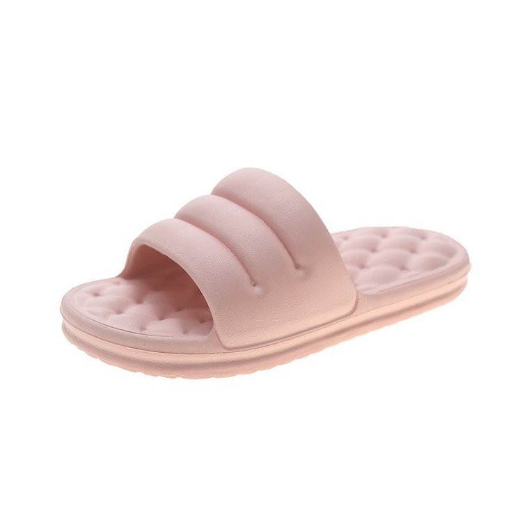 Caterpillar Candy Color Thick Bottom for Outdoors Slippers Thick Bottom Soft Bottom Indoor Bathroom Slippers Women's Sho