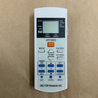 Điều khiển điều hoà Panasonic 1 chiều+ 2 chiều