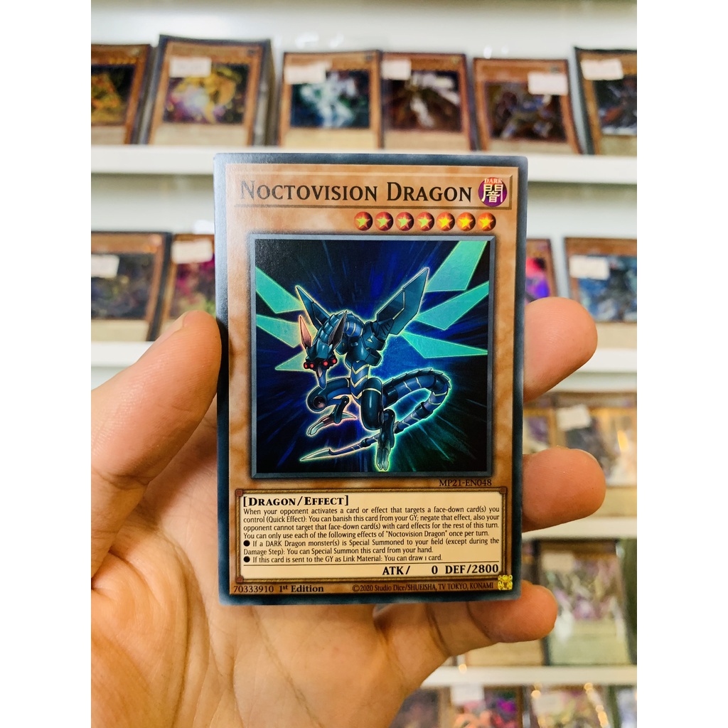 Thẻ Bài Lẻ YugiOh! Mã MP21-EN048 - Noctovision Dragon - Super Rare - 1st Edition