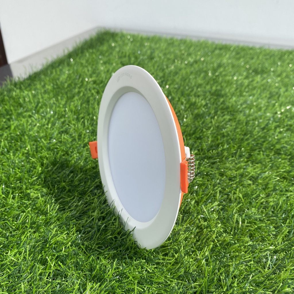 Đèn led âm trần downlight 9W LEDGOES siêu mỏng phi 120 thiết kế sang trọng