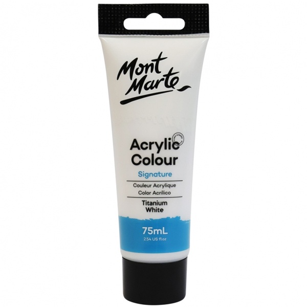 Màu Acrylic Mont Marte 75 ML MSCH7501 - Màu Titanium White