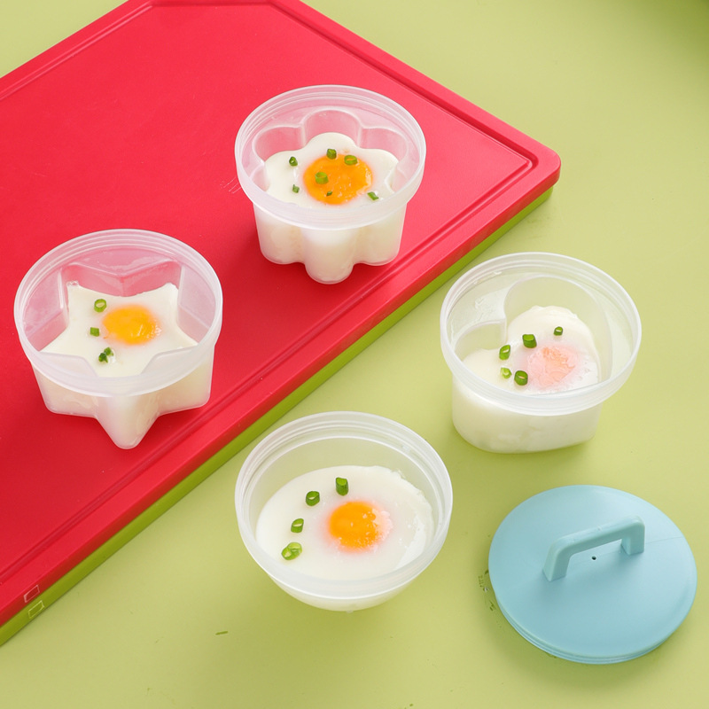 Set 5 Khuôn Luộc Trứng / Bánh Pudding / Sô Cô La Đa Năng Tiện Dụng Kèm Nắp Đậy