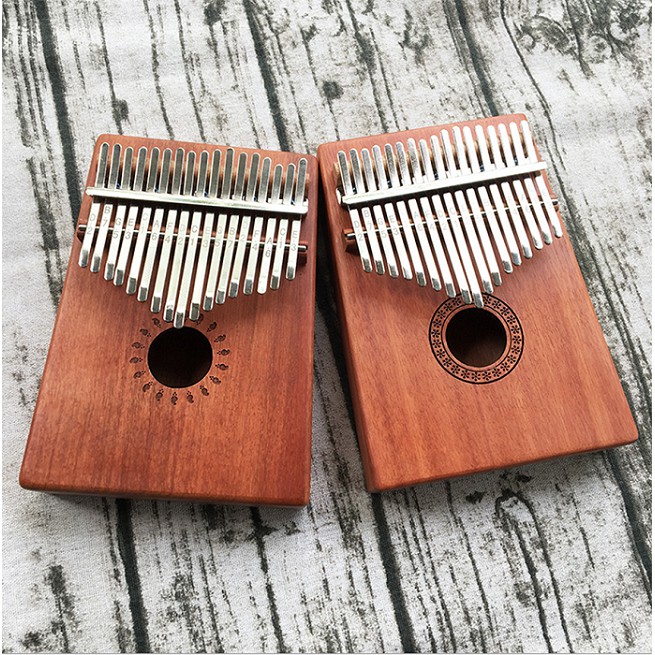 ( SALE ) Đàn Kalimba Stiller 17 phím mẫu Leaf Gỗ Mahogany cao cấp - HÀNG CÓ SẴN