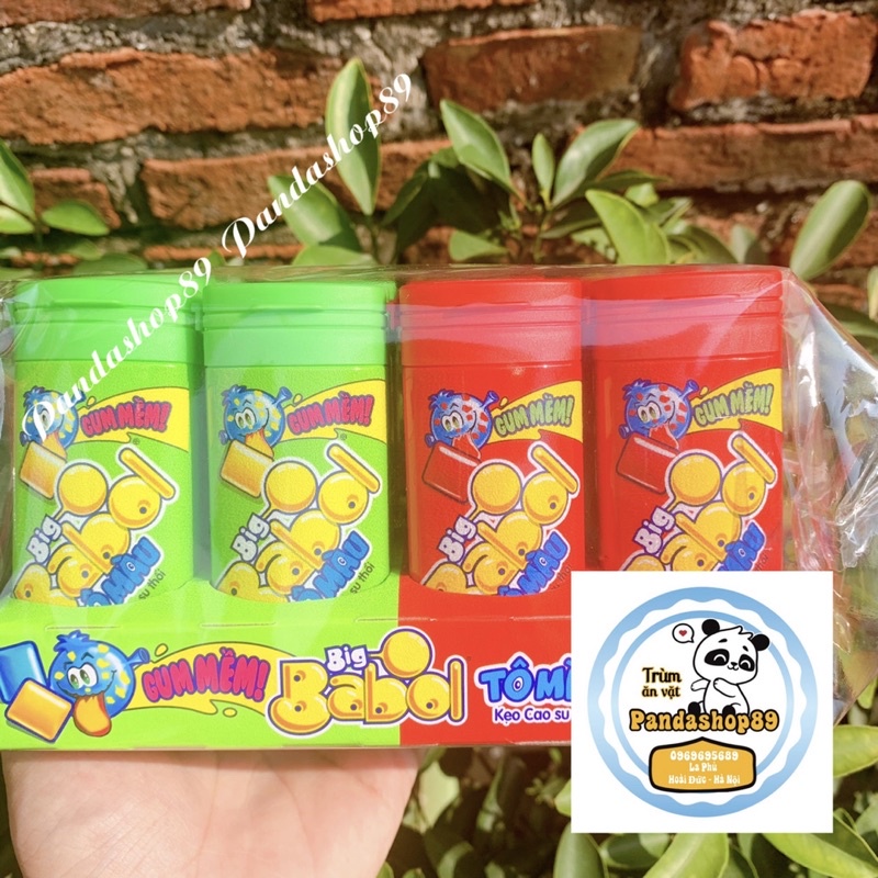 Kẹo cao su thổi Big Babol tô màu ( hộp)