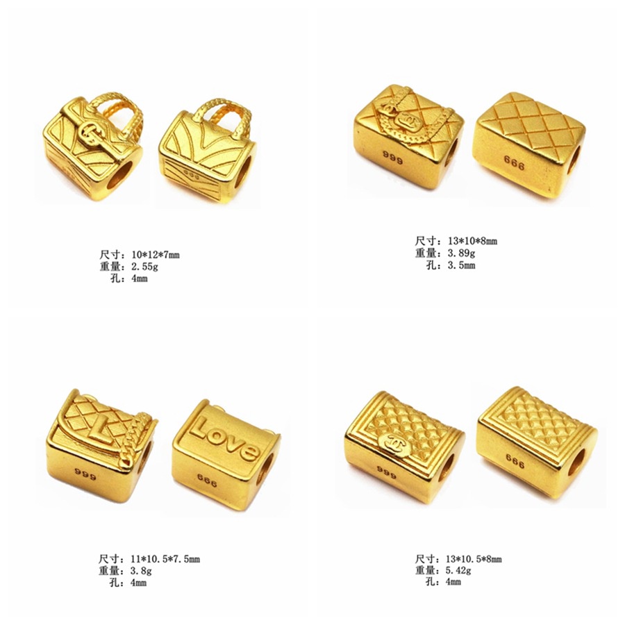 Phụ Kiện Hạt Làm Vòng Tay Hình Túi Xách Thời Trang D2