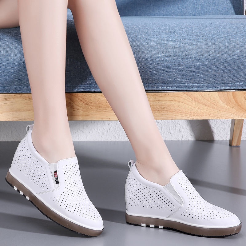 Giày Thể Thao Da Đế Dày Thoáng Khí Thời Trang Cho Nữ