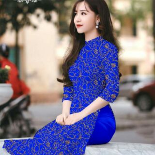 Vải áo dài 3d