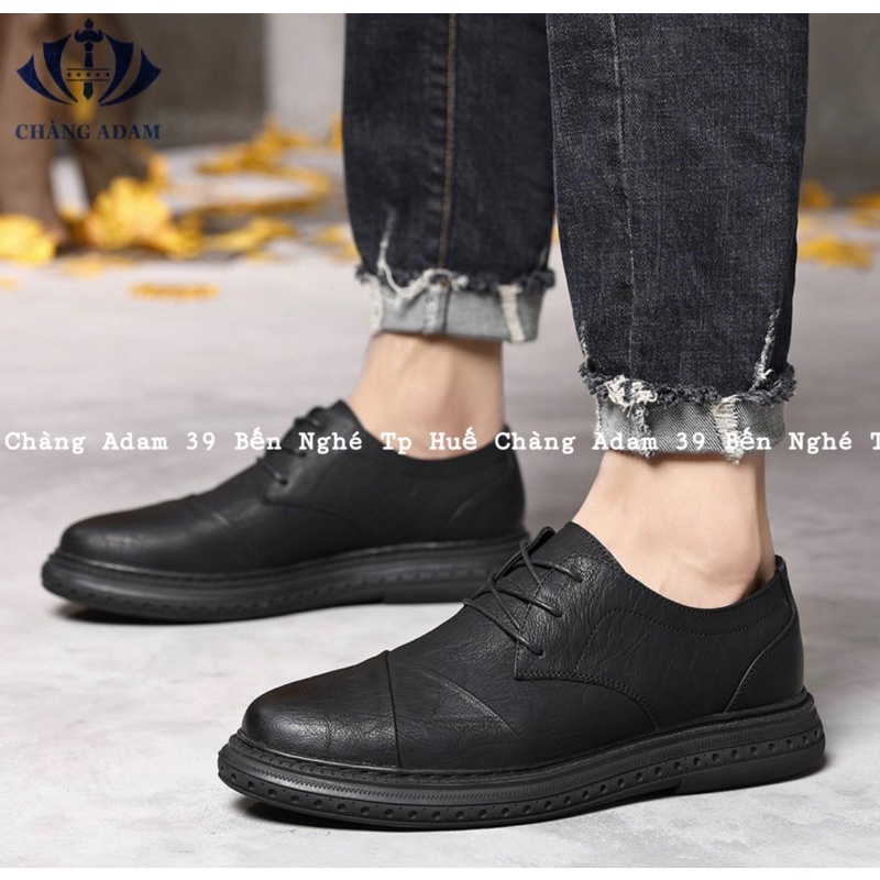 GIÀY DOCTER THẮT DÂY DA BÒ HANMADE DESIGN BY CHANG ADAM