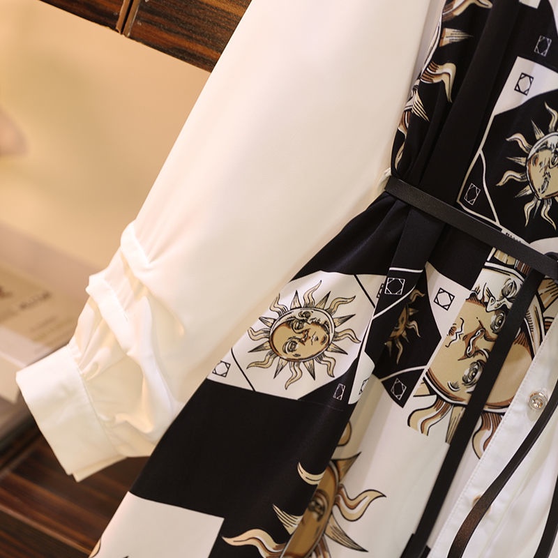 Đầm Sơ Mi Ôm Eo Thiết Kế Tinh Tế Cỡ Lớn 2022 Thời Trang Xuân Cho Nữ