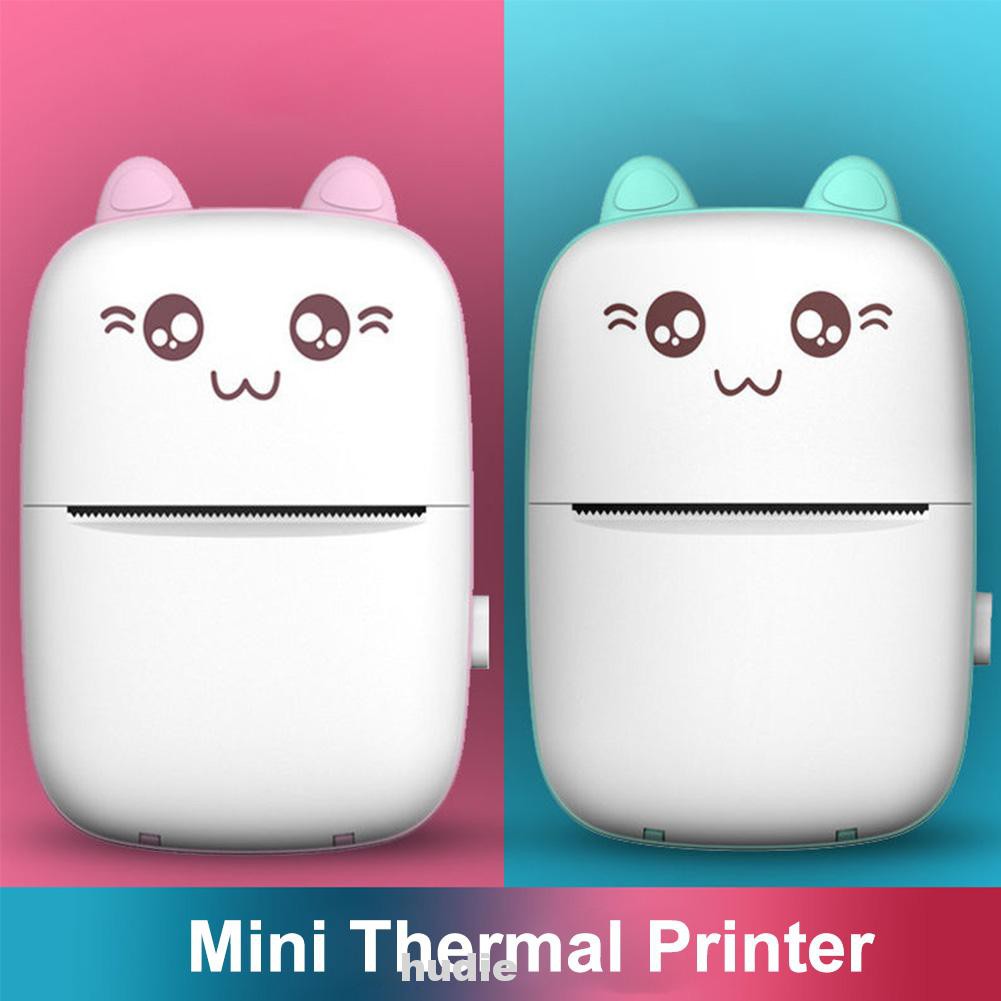 Máy in nhiệt mini cầm tay độ nét cao 200dpi dùng trong văn phòng có cuộn giấy đi kèm | BigBuy360 - bigbuy360.vn