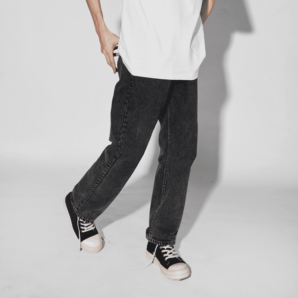 Quần jean nam ống đứng phong cách Hàn Quốc - we.ed