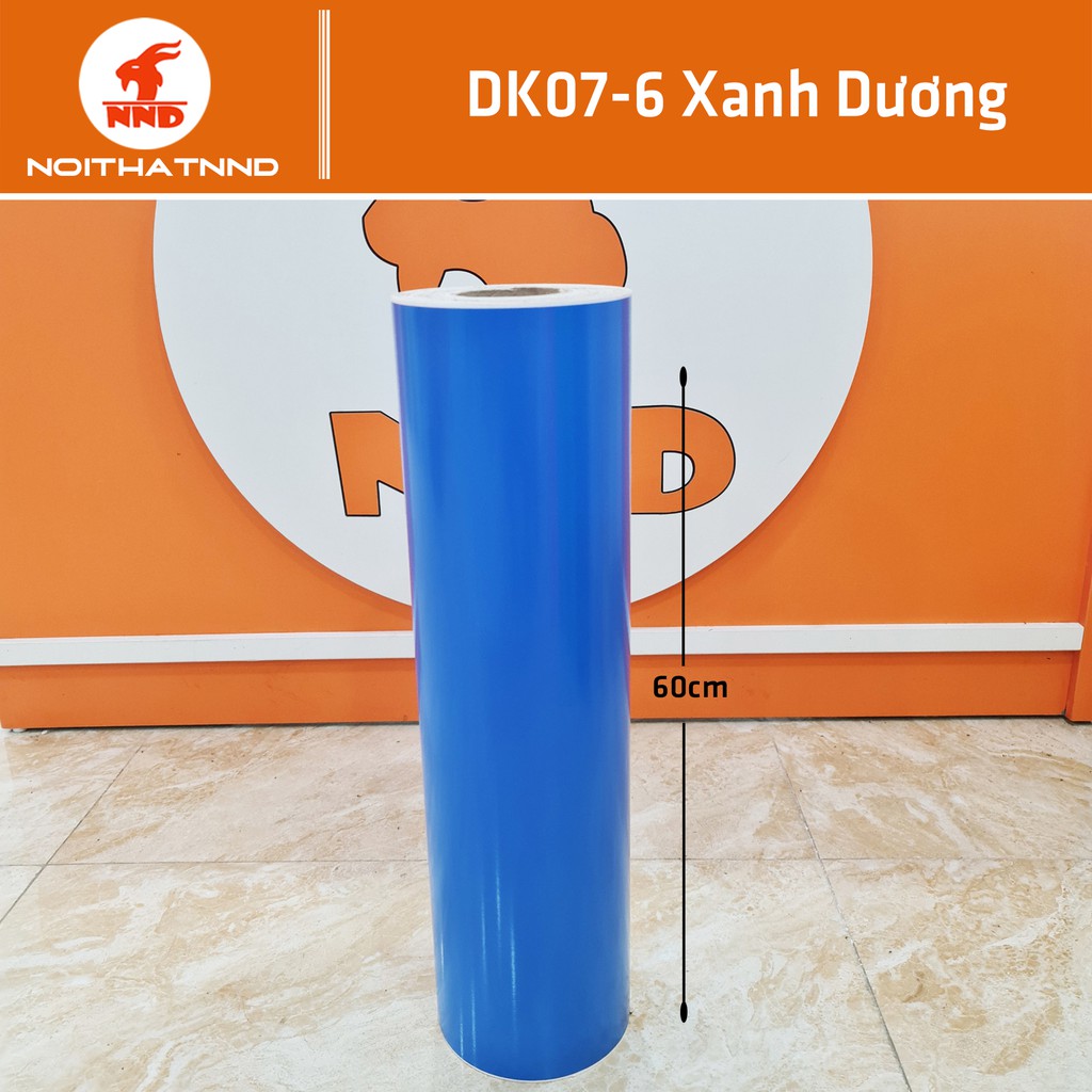 Decal Màu Dán Kính, Dán Xe, Dán Tường Có Sẵn Keo Khổ 60cm Trơn Bóng Đủ Màu