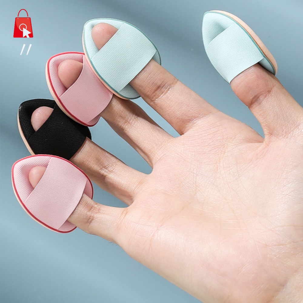 Mút trang điểm đeo ngón tay mini che khuyết điểm bắt sáng tiện dụng