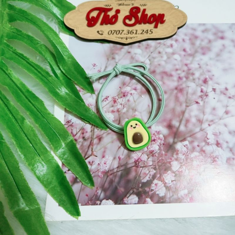 Dây cột tóc bơ xinh