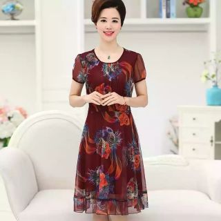 Đầm trung niên cho quý bà sang trọng 2018