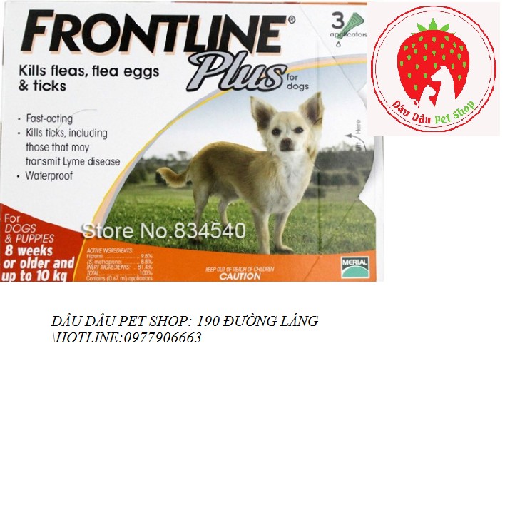 [ Bán sỉ ] NHỎ GÁY FRONTLINE TRỊ VE RẬN CHO CHÓ <10KG