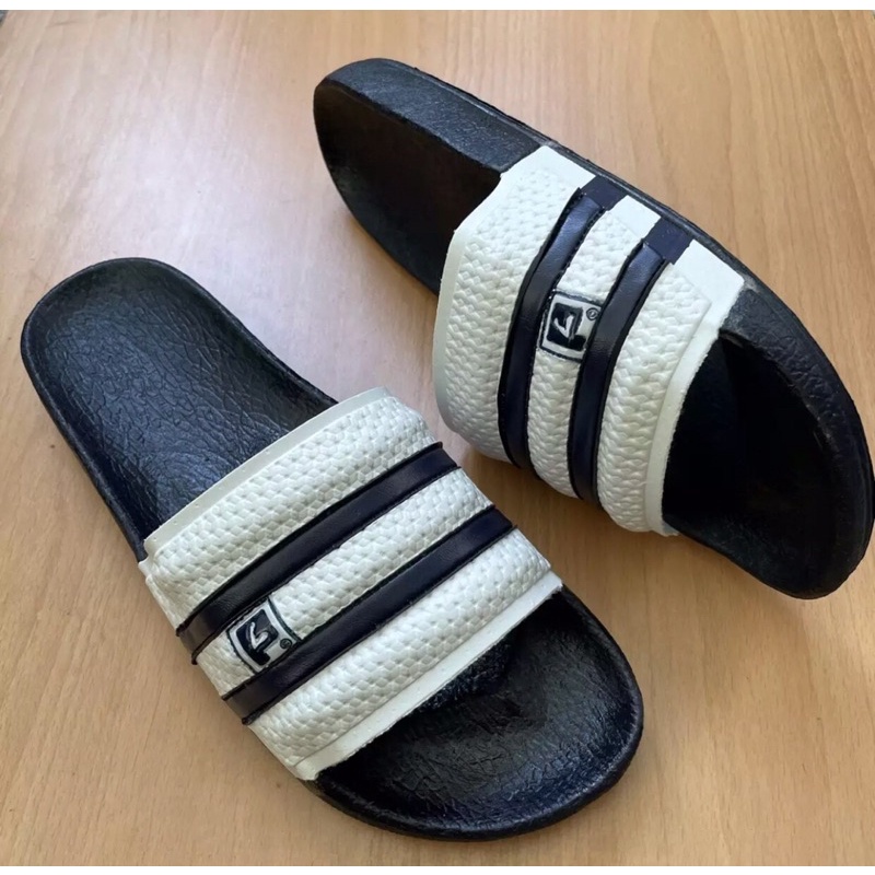 Dép nam quai ngang kẻ sọc nhập Thái loại 1 mềm dẻo êm chân