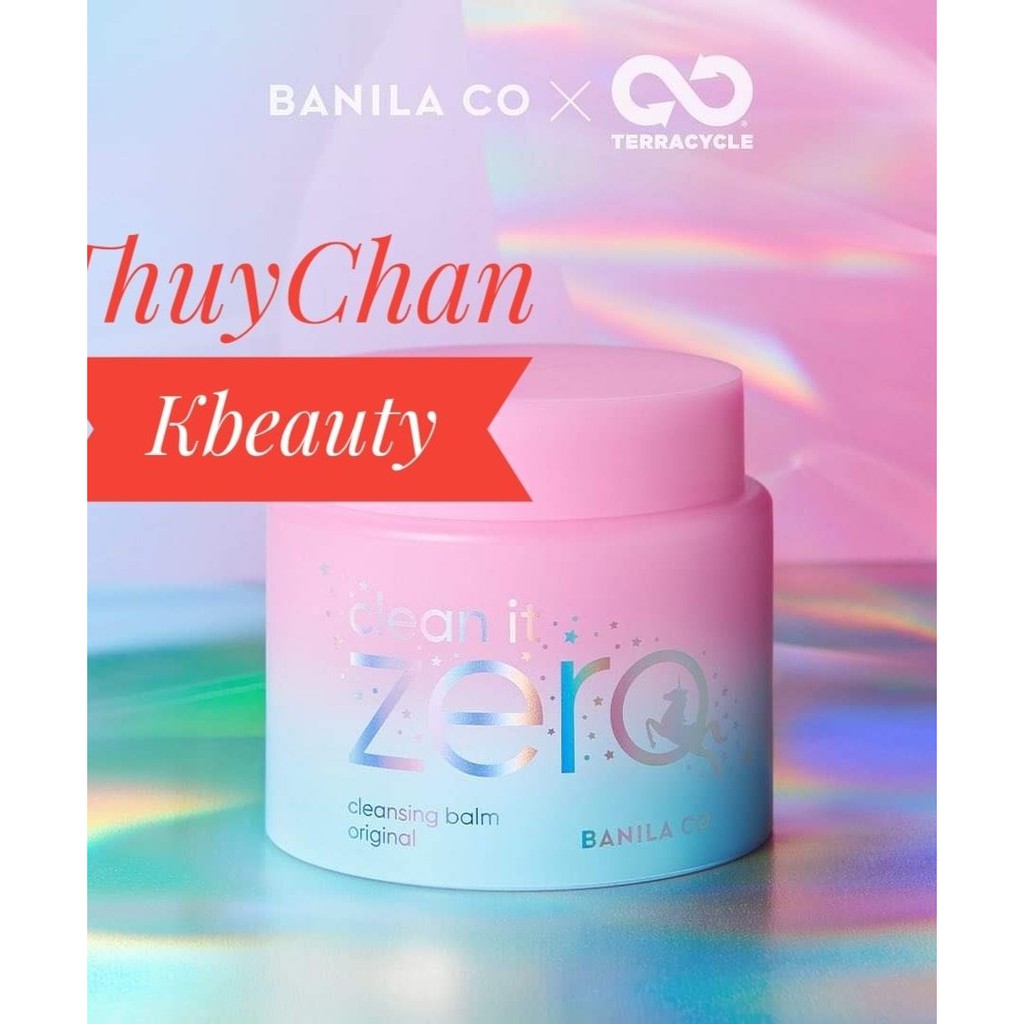 (BanilaCo) Sáp tẩy trang mẫu mới Banila Co Clean It Zero Original Cleansing Balm Unicorn Edition 180ml
