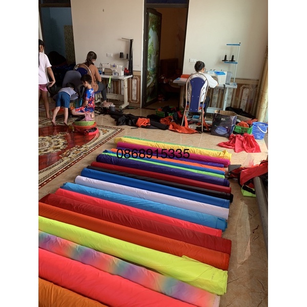 Vải diều không co rãn bởi nhiệt độ thời tiết không thấn không lọt gió