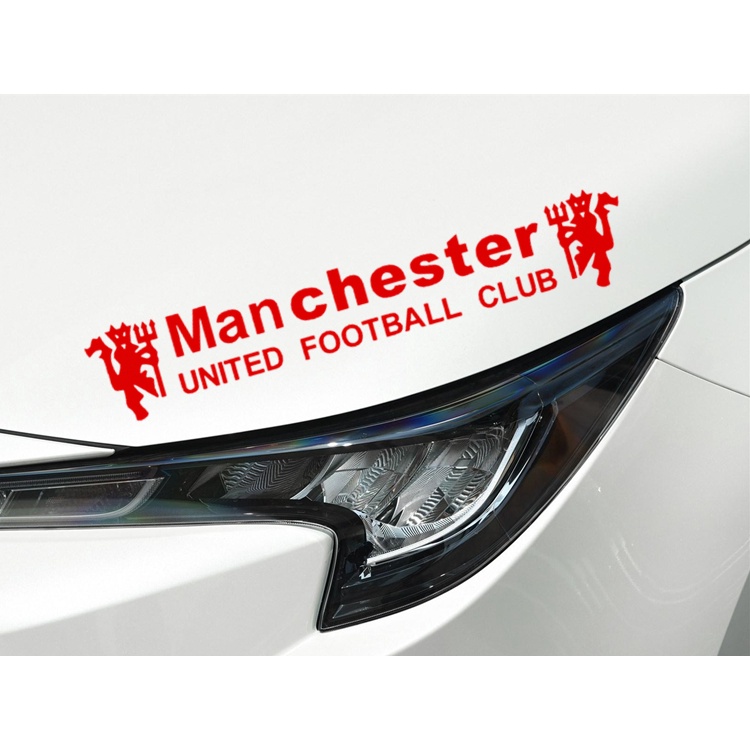 Miếng Dán Trang Trí Xe Hơi Hình Quả Bóng Đá Manchester United