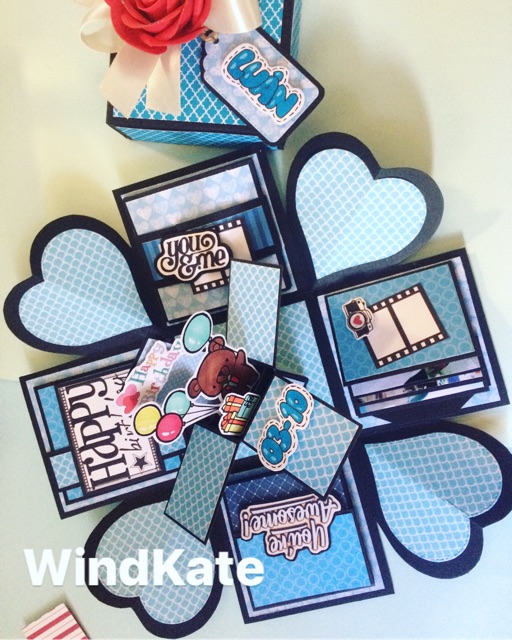 Hộp quà sinh nhật, hộp đựng ảnh. (Free in ảnh) | BigBuy360 - bigbuy360.vn