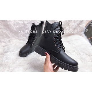 boot da cao cổ đế 3cm . buộc dây cá tính