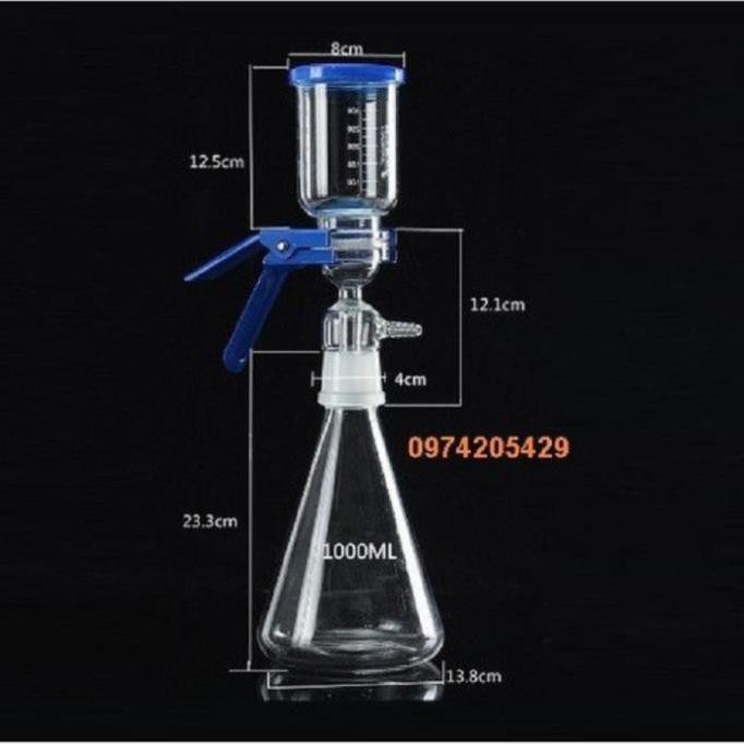 Bộ phễu lọc dung môi 1000ml
