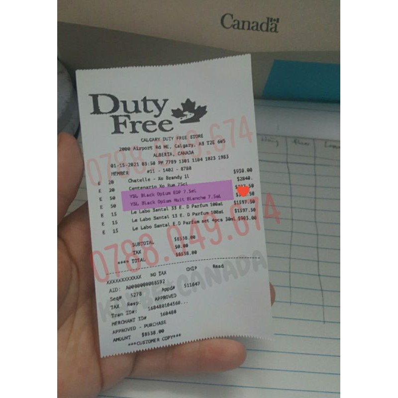 🍁Bill Auth Canada🍁 Nước hoa nữ YSL Black Opium Nuit Blanche mini 7.5ml | BigBuy360 - bigbuy360.vn