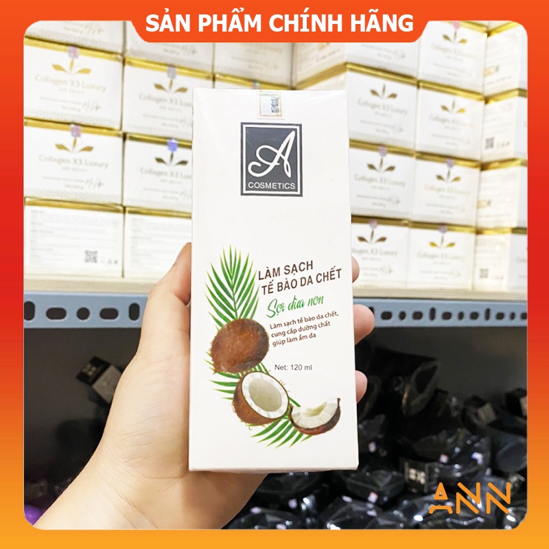 [Chính hãng] Tẩy tế bào sợi dừa non A Cosmetics mỹ phẩm Phương Anh