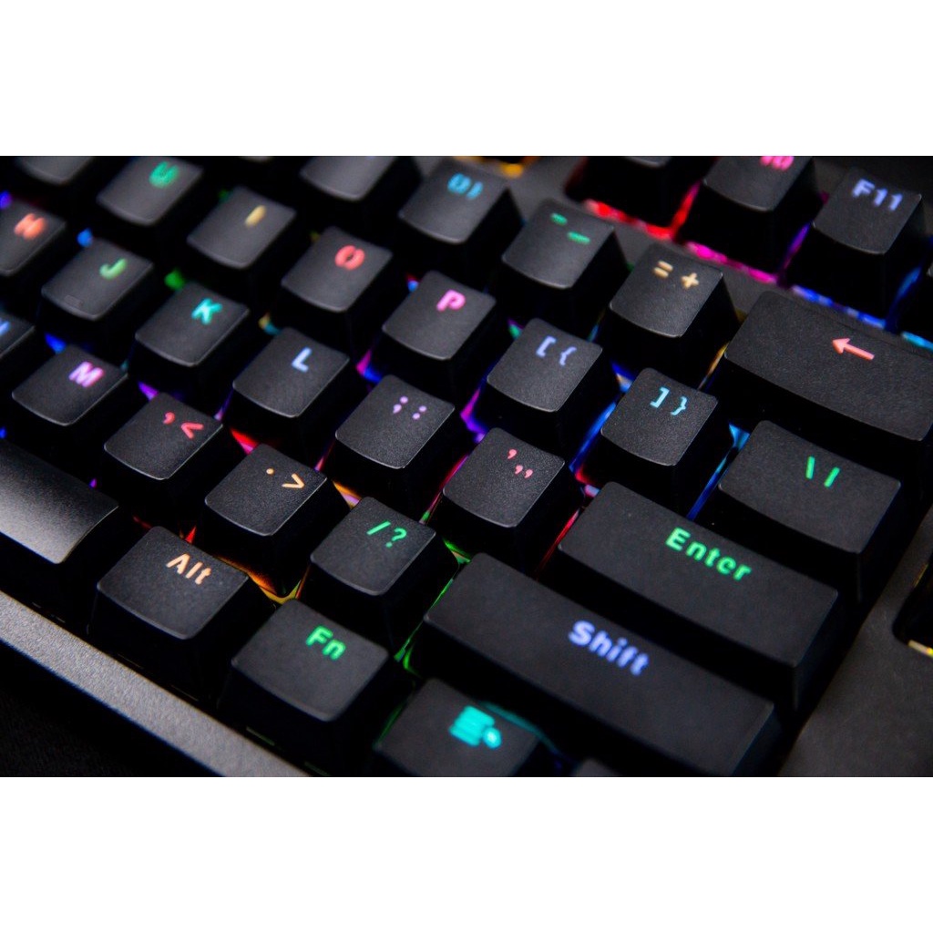 Bàn phím cơ Edra EK387 EK384 RGB (Bản mới) Cáp TypeC Fuhlen G37S - Phím cơ E-dra EK387