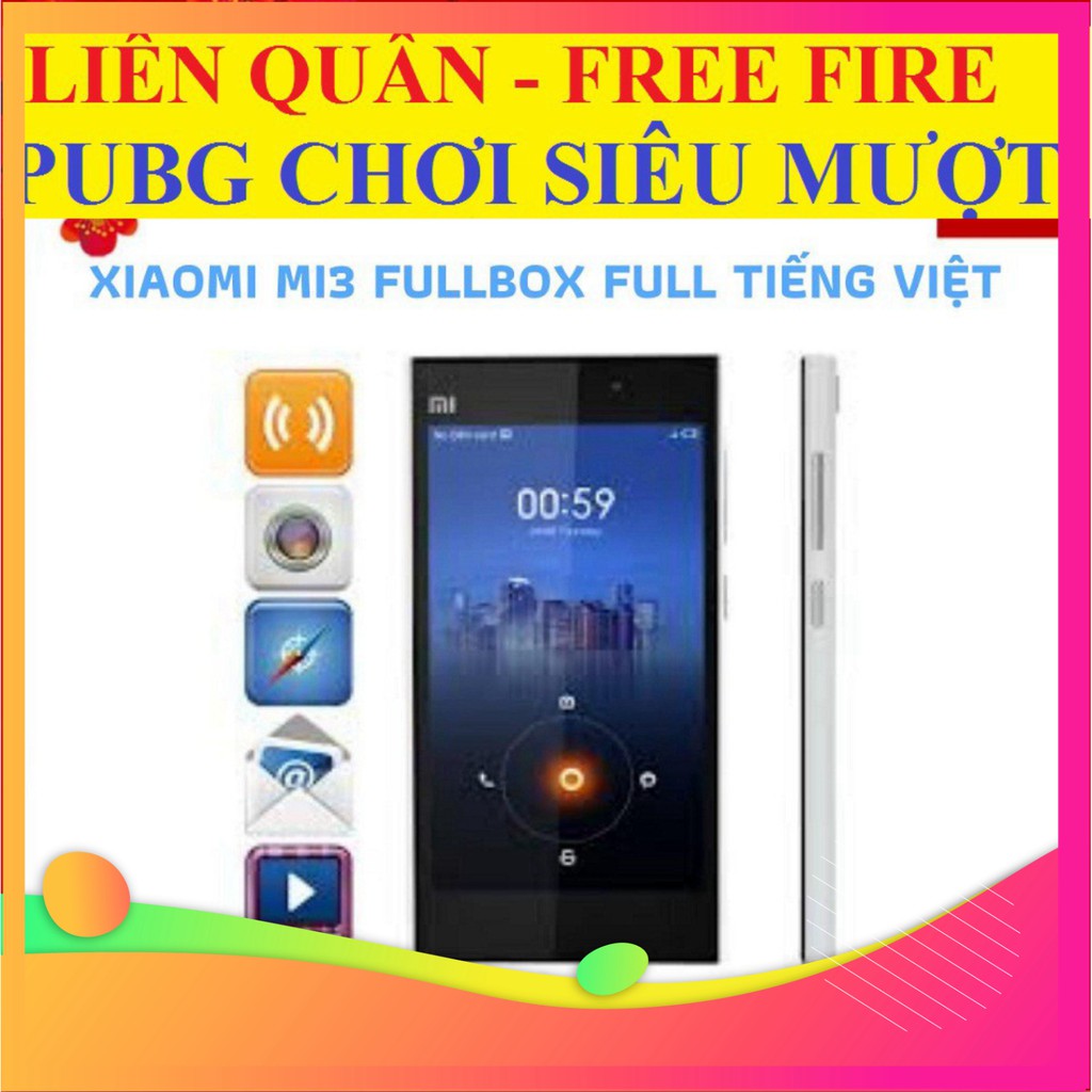 SIÊU SALE [ SMARTPHONE GIÁ RẺ ] điện thoại Xiaomi Mi 3 - Xiaomi Mi3 mới (2GB/16G) - Chơi PUBG/Liến Quân mượt SIÊU SALE