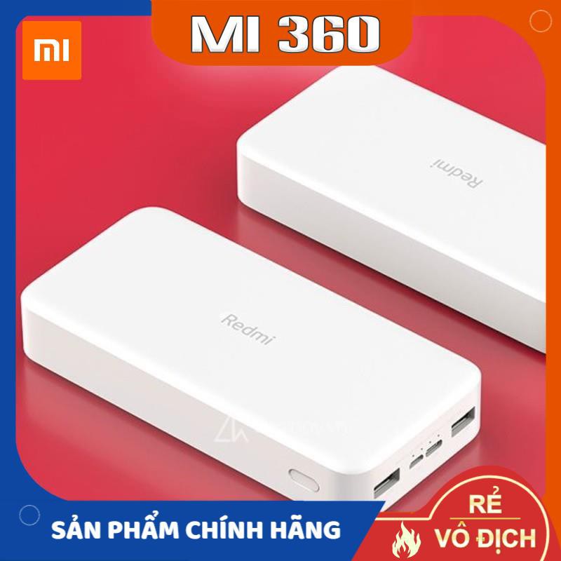 Pin sạc dự phòng Xiaomi Fast Charge Redmi 18W/20000MAH - Hàng Chính Hãng