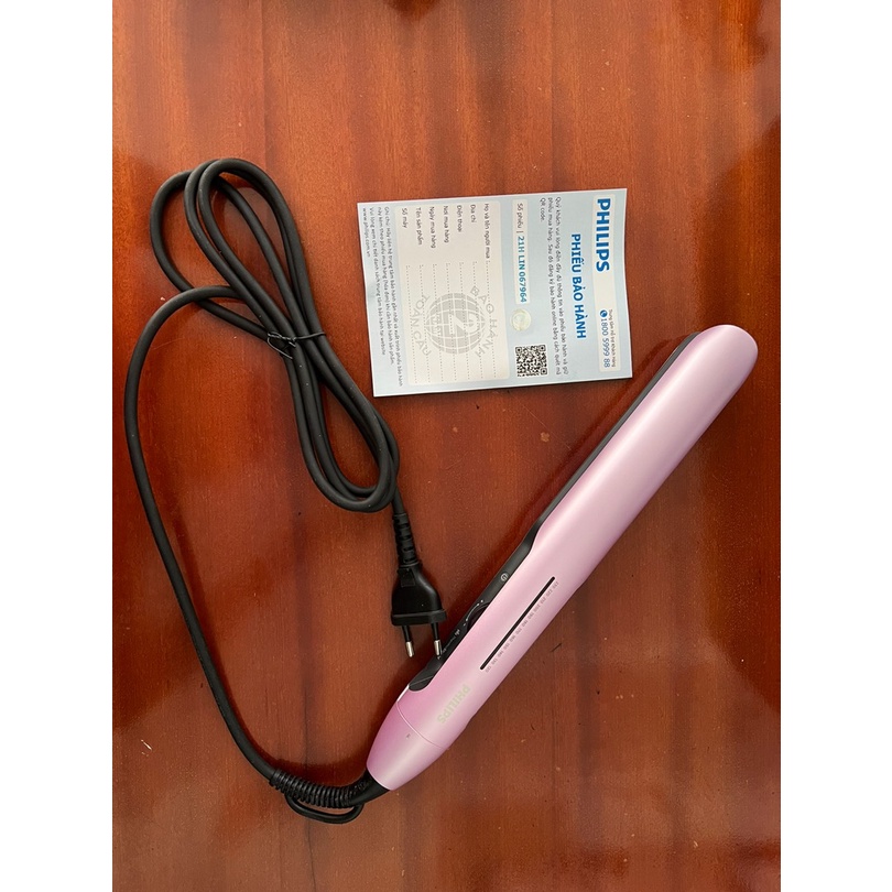 Máy ép duỗi tóc, là tóc, uốn xoăn tóc Philips BHS530
