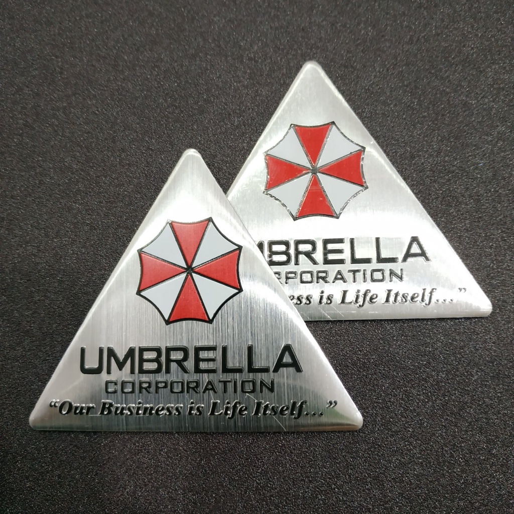 Tem nhôm Umbrella tam giác 7x7cm