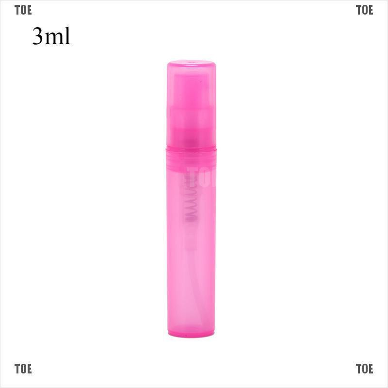 (hàng Mới Về) Bình Nhựa Đựng Nước Hoa Dạng Xịt Mini 3 / 5ml