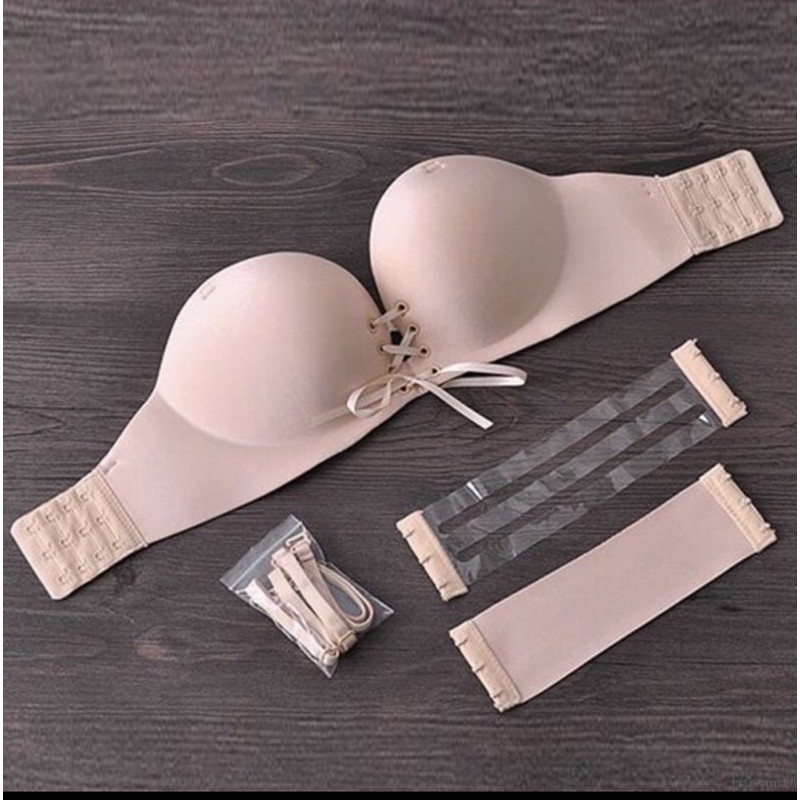 ♥️ Shop Uy Tín ♥️ A368 [Áo Lót Nữ] Áo Ngực Su Dây Trong. Chống Tụt Su Không Dây Siêu Nâng Ngực  bđ31