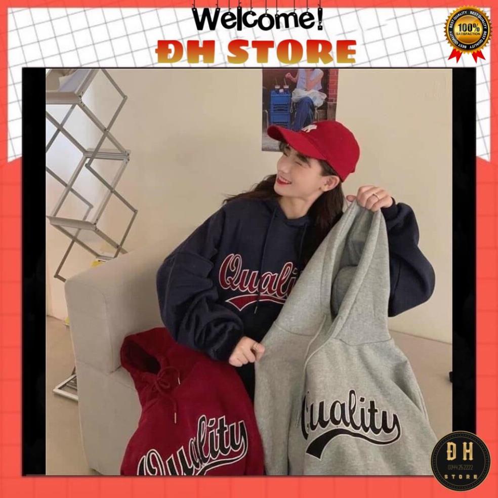 (Mẫu Mới 2021) Áo Hoodie Chữ Quality Có Mũ Nam Nữ Chất Nỉ Bông Dày Dặn Form Rộng Unisex- Áo Nỉ Nam Nữ Ulzzang Hoạ Tiết . | BigBuy360 - bigbuy360.vn