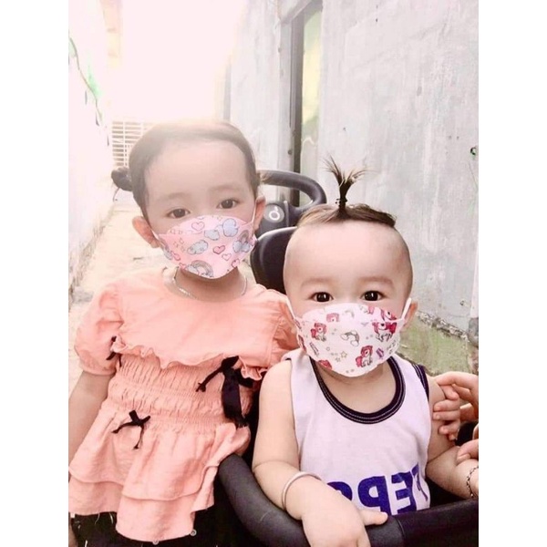 KHẨU TRANG TRẺ EM KF94 ĐỦ MÀU SẮC - DÀNH CHO BÉ SƠ SINH DƯỚI 1 TUỔI | BigBuy360 - bigbuy360.vn
