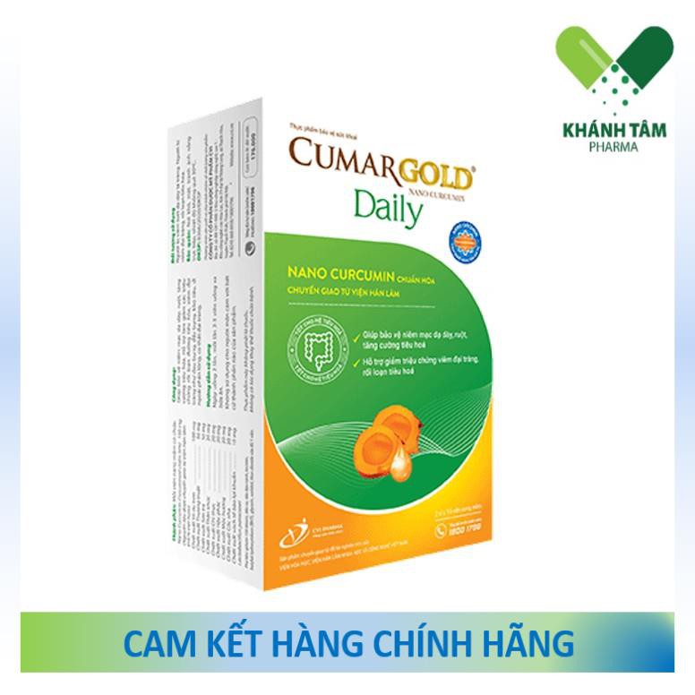 CUMARGOLD DAILY [Hộp 20 viên] - Hỗ trợ cho người viêm bệnh đại tràng cấp và mạn tính [curmagold]!