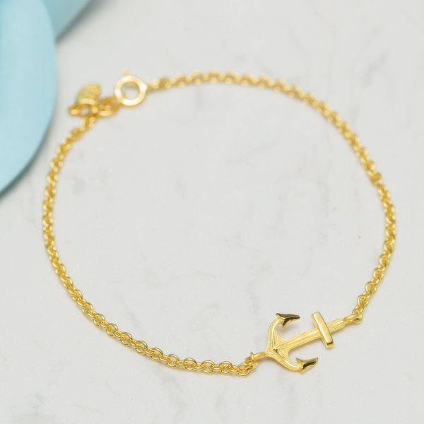 PRIMA Lắc tay Vàng 24K - BST MonoChic - Hình Mỏ Neo - 111L3860