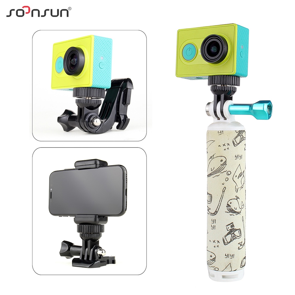Bộ Chuyển Đổi Gậy Ba Chân Mini Có Ren 1/4 Inch Cho GoPro Hero 8 7 6 5 4 Session for DJI Osmo Action