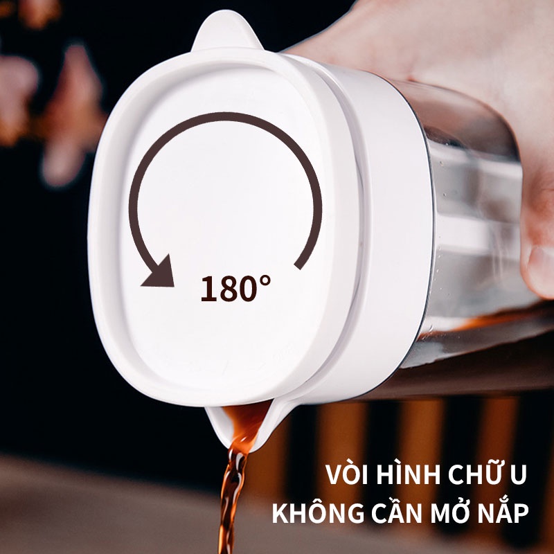 Bình pha cold brew 1100ml(cà phê ủ lạnh )Bình pha trà ABS Vòng đệm silicon dày dặn Phin pha cafe ​Coffee maker