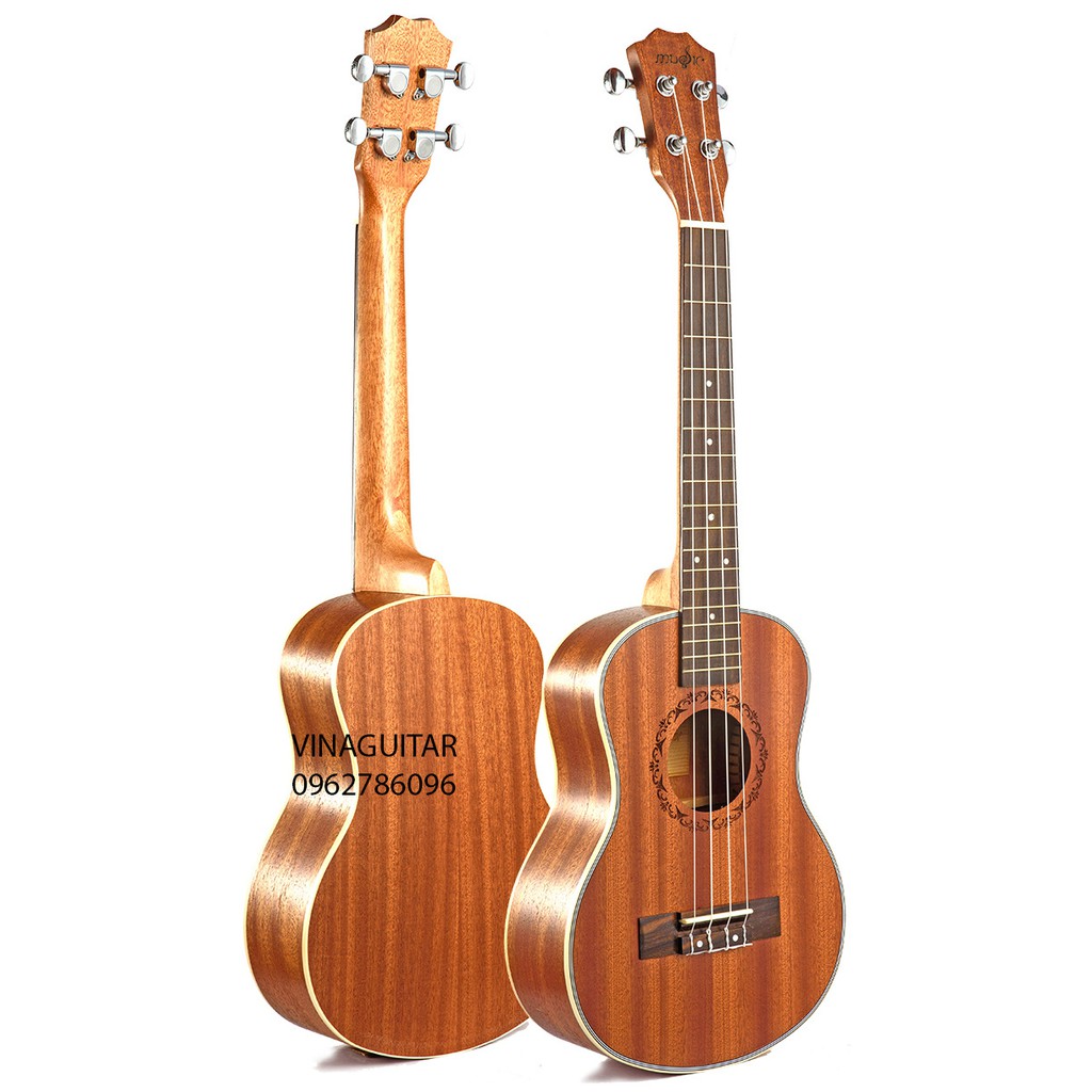 Đàn Ukulele Music MGV1 Tenor/Concert Chính Hãng Full Gỗ Mahogany