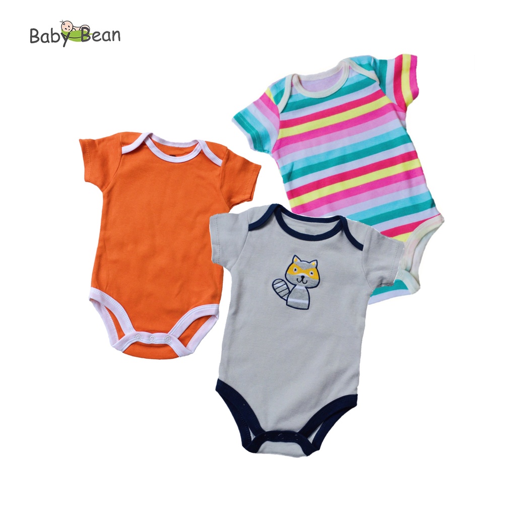 [MÃ SUPERKID GIÁ HỦY DIỆT] Bộ Bodysuit Thun Cotton Sát Đùi Bé Sơ Sinh Trai BabyBean (MÀU NGẪU NHIÊN)