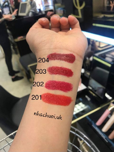 Son YSL Rouge Pur Couture The Mats màu 201 - 202 - 203 - 204 (BILL UK)